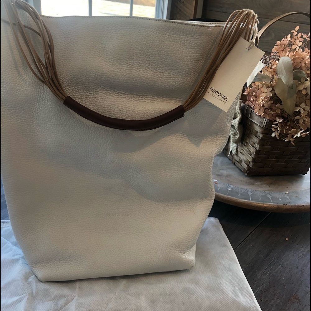 Puntotres...... leather hobo bag
